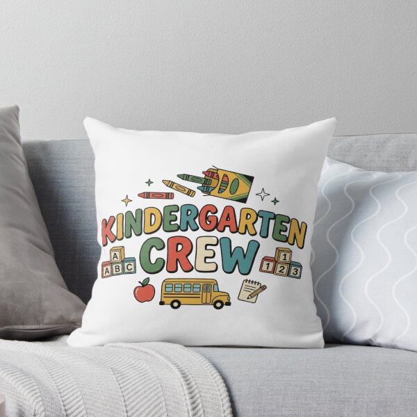 Item preview, Kindergarten Crew – Cute Retro Back to School Kids Design designed and sold by Brain shot.