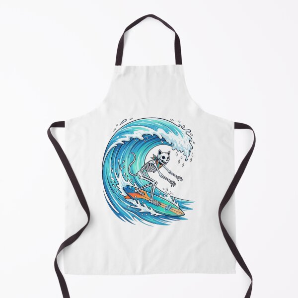 Item preview, Cat Skeleton Surfing designed and sold by StickVerse by Owais.