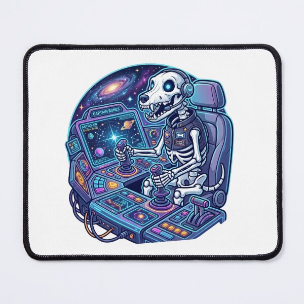 Item preview, Dog Skeleton Spaceship designed and sold by StickVerse by Owais.