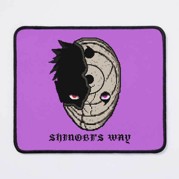 Item preview, Obito Tobi Mask Rinnegan Sharingan Pixel Art {PIXELCORE} designed and sold by PIXELCORE-TEE.