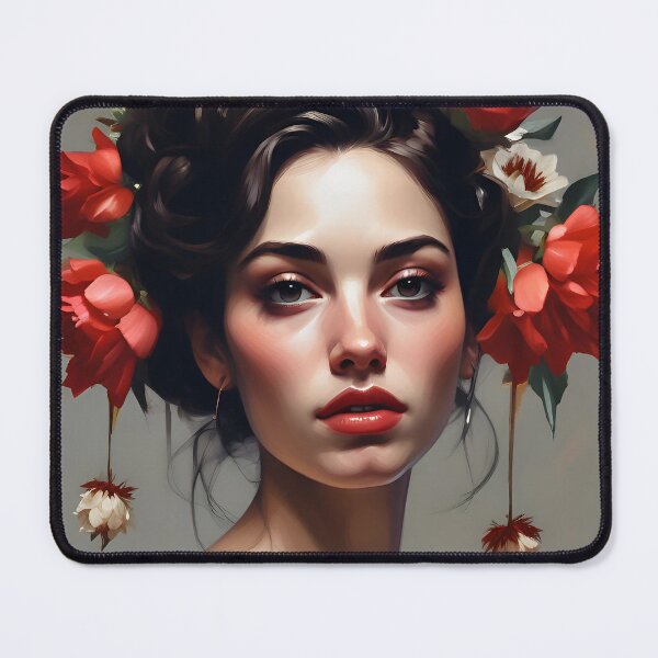 Item preview, Woman with flowers designed and sold by MK26Designs.