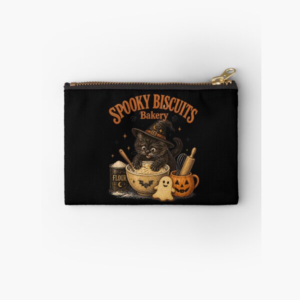 Item preview, Spooky Biscuits Bakery Black Cat Halloween Cute Ghost Cookie designed and sold by felixpalette.