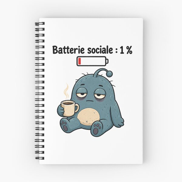 Item preview, Social battery at 1% | Introvert humor t-shirt designed and sold by J-Impression.