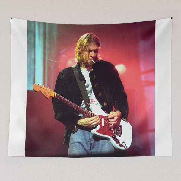 Item preview, Live Concert Kurt Cobain Smoking Poster designed and sold by sarexgasruk.