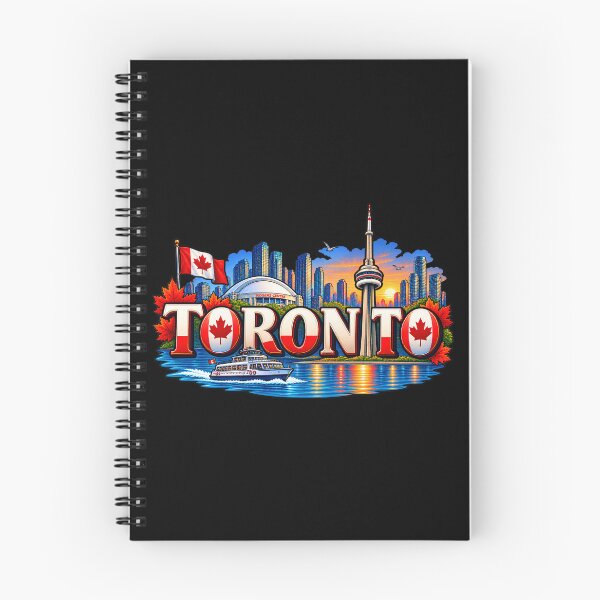 Item preview, Toronto Canada Skyline – CN Tower, Maple Leaf & Canadian City Design designed and sold by SVALANART.