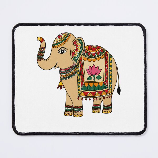 Item preview, Indian art style Elephant designed and sold by Sakshipaintings.