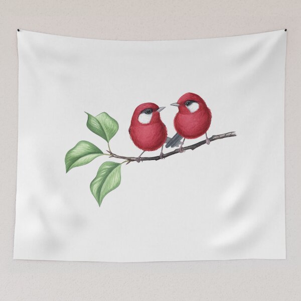 Item preview, Red Warbler (Cardellina rubra) designed and sold by JadaFitch.