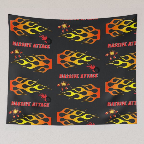 Item preview, Vintage Hot Flames Fire Graphic designed and sold by Meda2.