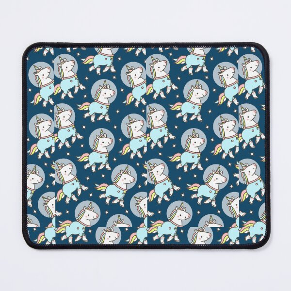 Item preview, Cute Space Unicorn Astronaut - Kawaii Pastel Navy Pattern designed and sold by chatzous.