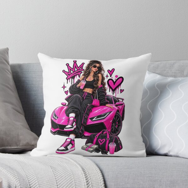 Item preview, Pink Streetwear Girl Luxury Urban Vibes designed and sold by TinyWeird.
