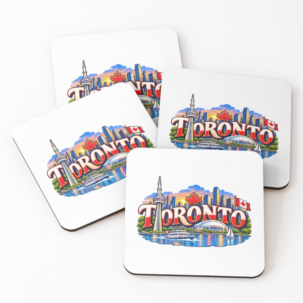 Item preview, Toronto Skyline Sunset – CN Tower Canada Travel City Design designed and sold by SVALANART.