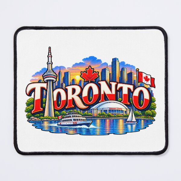 Item preview, Toronto Skyline Sunset – CN Tower Canada Travel City Design designed and sold by SVALANART.