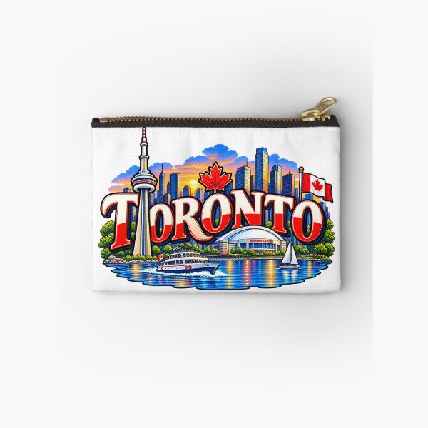 Item preview, Toronto Skyline Sunset – CN Tower Canada Travel City Design designed and sold by SVALANART.