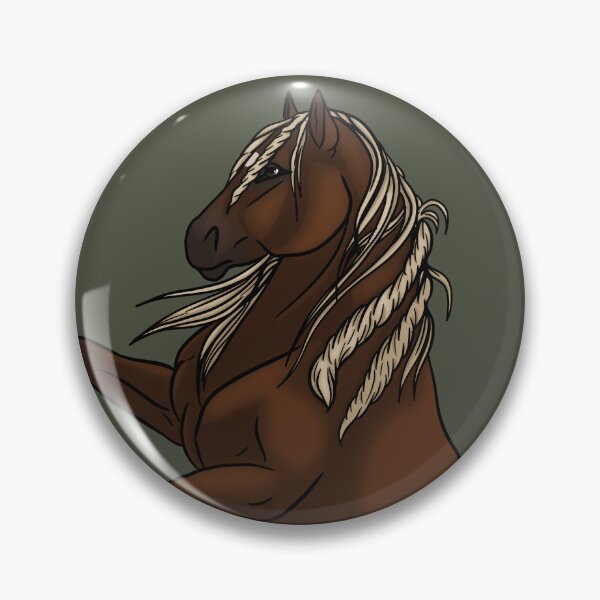 Item preview, Flaxen Chestnut Mustang designed and sold by Old Water Cryptid .
