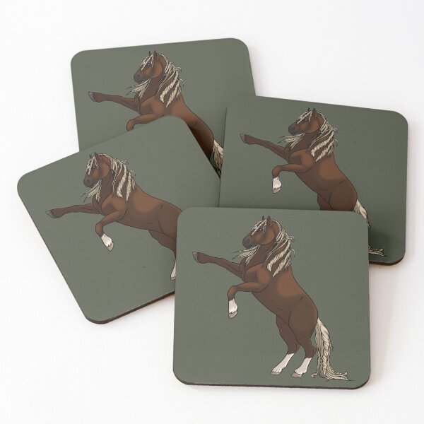 Item preview, Flaxen Chestnut Mustang designed and sold by Old Water Cryptid .