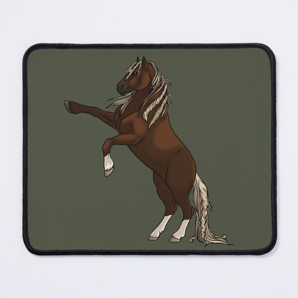 Item preview, Flaxen Chestnut Mustang designed and sold by Old Water Cryptid .