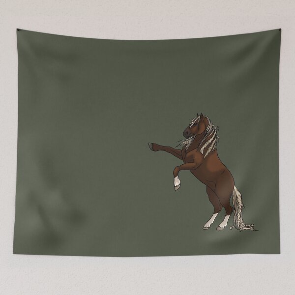 Item preview, Flaxen Chestnut Mustang designed and sold by Old Water Cryptid .