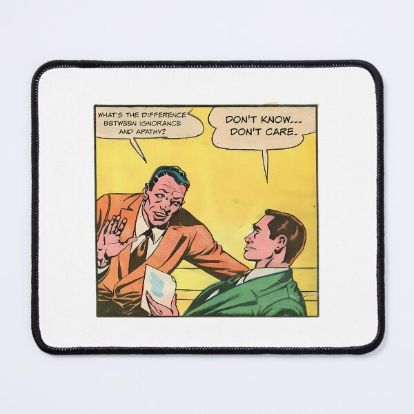 Item preview, Difference Between Ignorance And Apathy - Office Humor designed and sold by lavon-searles.