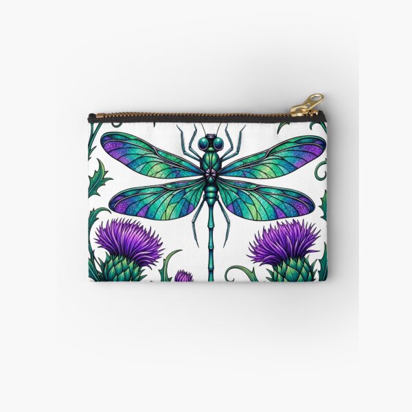 Item preview, Dragonfly and Thistle designed and sold by Art by Amy Panfalone.