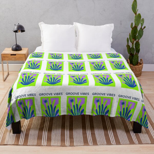 Item preview, Groove Vibes - Matisse Inspired Abstract Retro Floral Poster designed and sold by chatzous.