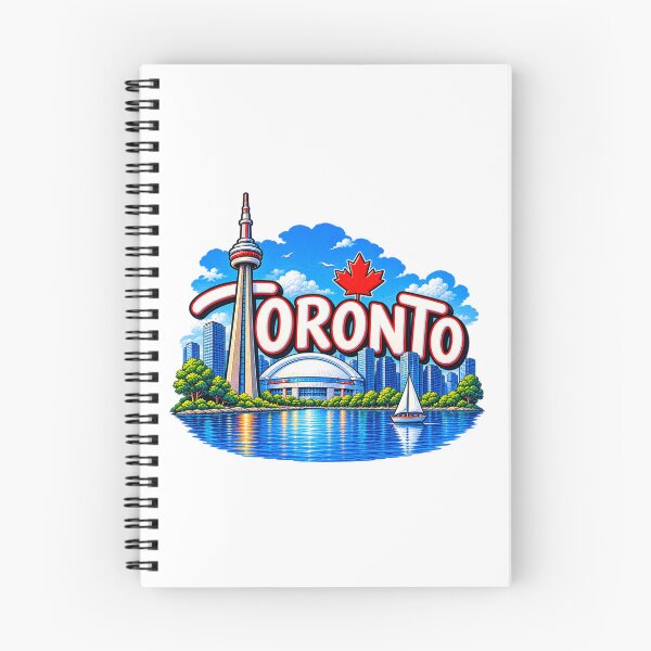 Item preview, Toronto CN Tower & Waterfront – Canada Skyline Maple Leaf Design designed and sold by SVALANART.