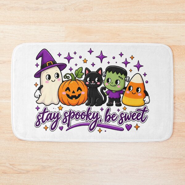 Item preview, Stay Spooky Be Sweet Cute Kawaii Halloween Ghost Pumpkin Frankenstein Candy Corn designed and sold by HobsS.