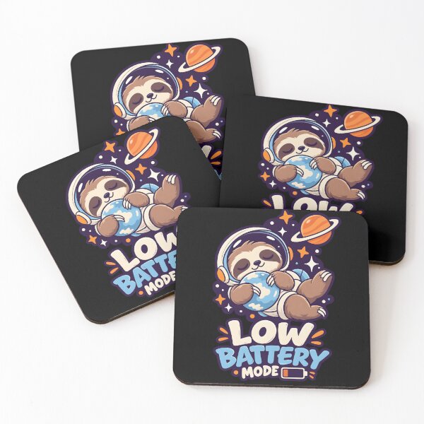 Item preview, Low Battery Mode Astronaut Sloth Space designed and sold by Herodestroyer.