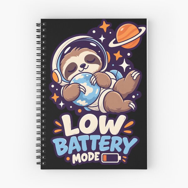 Item preview, Low Battery Mode Astronaut Sloth Space designed and sold by Herodestroyer.