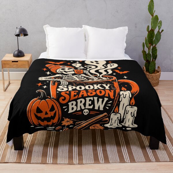 Artikelvorschau, Spooky Season Brew Skeleton Coffee Halloween entworfen und verkauft von Sunday.Supply.