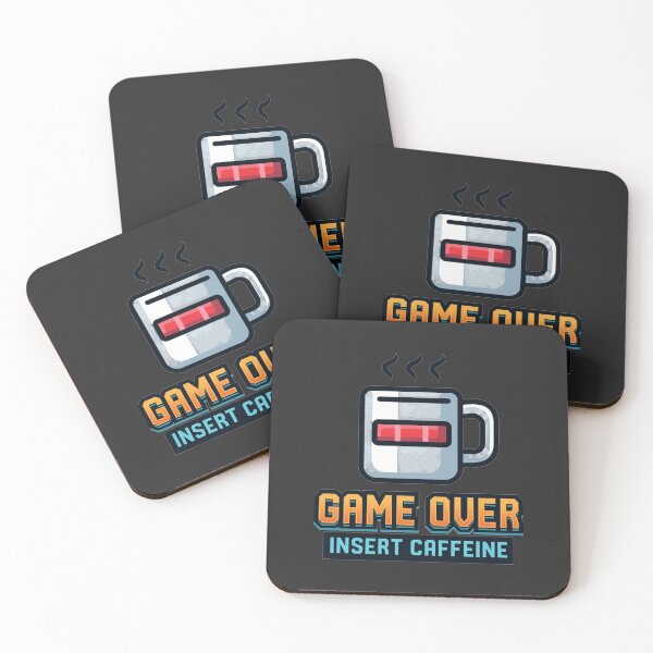 Item preview, Game Over Insert Caffeine Funny Low Battery Coffee Mug designed and sold by KeySeen.