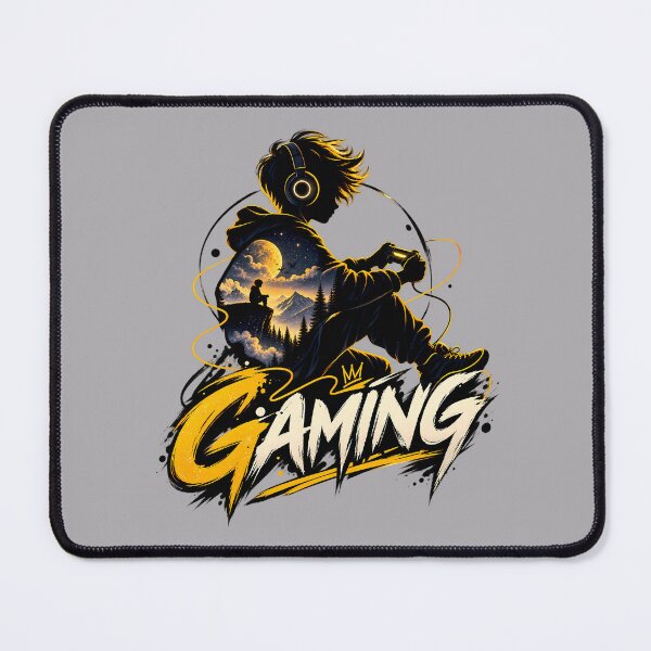 Item preview, Gamer Silhouette Gaming Controller – Unique Gamer Design designed and sold by Pickmash.