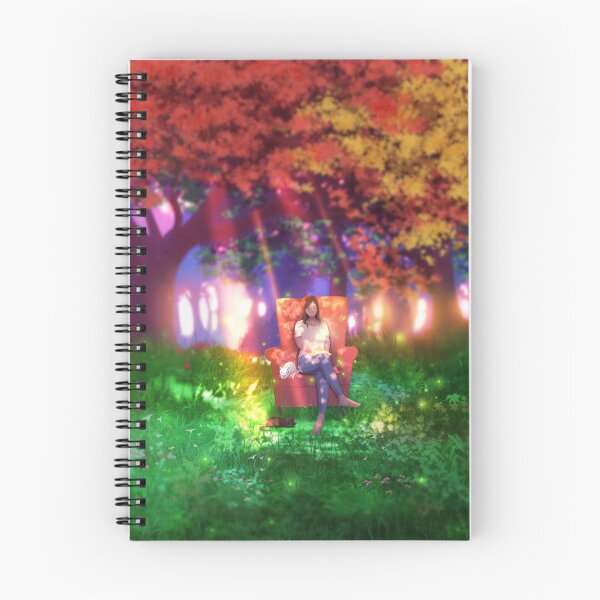 Item preview, Autumn Reading in an Enchanted Forest designed and sold by jjaejji.