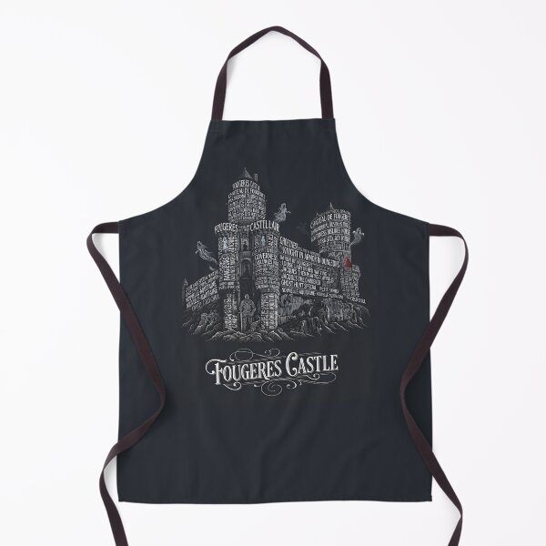 Item preview, Fougeret Castle France Haunted Business Ghost Typography Art designed and sold by naughty-raccoon.
