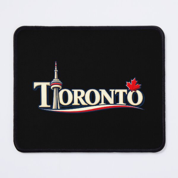 Item preview, Toronto CN Tower Typography – Minimal Canada Maple Leaf Design designed and sold by SVALANART.