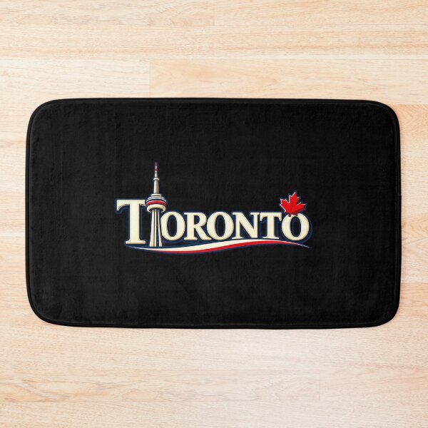 Item preview, Toronto CN Tower Typography – Minimal Canada Maple Leaf Design designed and sold by SVALANART.