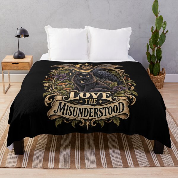 Item preview, Love The Misunderstood Bat Raven Cat Vintage Design designed and sold by creativebymateo.