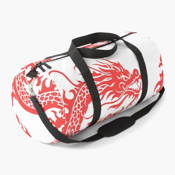 Item preview, Red Dragon Silhouette – Fierce Asian Dragon Fantasy Art designed and sold by Kruti Collection.