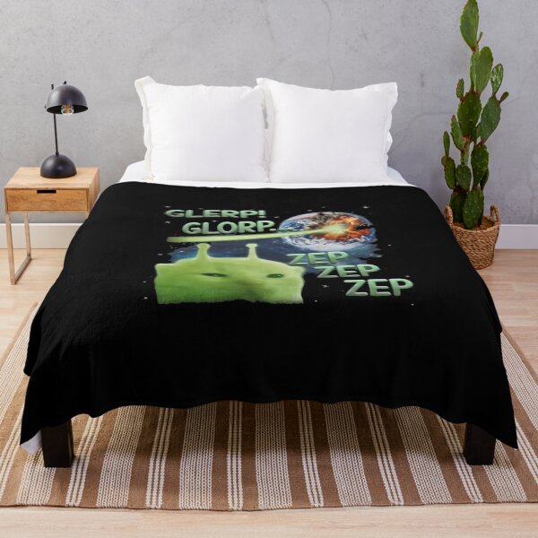Item preview, Glerp Glorp Alien Cat – Funny Brainrot Meme designed and sold by roartusa.