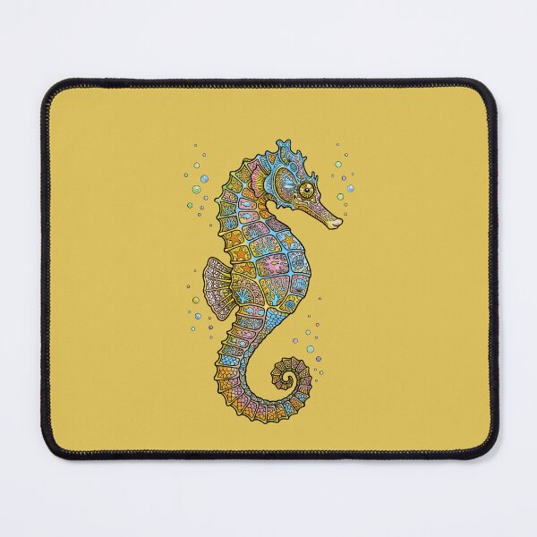 Item preview, SEAHORSE, OCEAN ART, MARINE CREATURE, BOHO, BOHEMIAN DESIGN designed and sold by classic car craze.