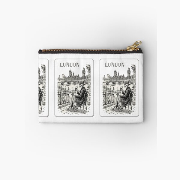 Item preview, London at Halloween poster sketch, Big Ben with skeleton  designed and sold by Coolparrotgirl.