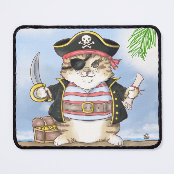 Item preview, Pirate Cat designed and sold by Tales by Chelle.