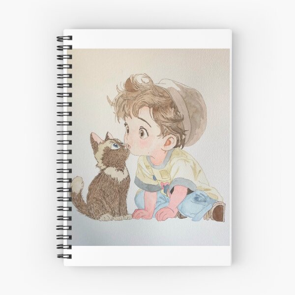 Item preview, kid and kitten designed and sold by Sifan.