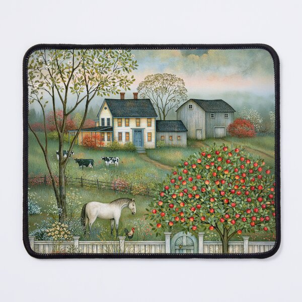 Item preview, Idyllic Farmhouse Under Full Moon designed and sold by Blue Horse Photo Magic.