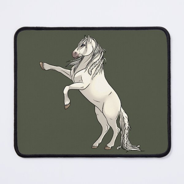 Item preview, Dominant White Mustang designed and sold by Old Water Cryptid .