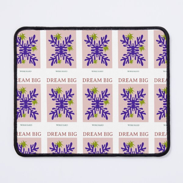 Item preview, Dream Big Work Hard - Abstract Matisse Inspired Retro Poster designed and sold by chatzous.