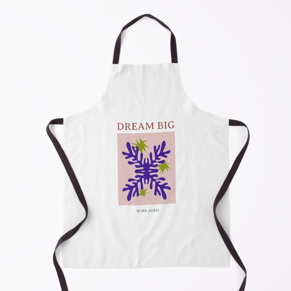 Item preview, Dream Big Work Hard - Abstract Matisse Inspired Retro Poster designed and sold by chatzous.