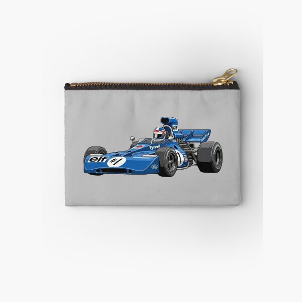 Item preview, 1971 Tyrrell 003 Jackie Stewart Champion Vintage F1 Grand Prix Racing Car Illustration designed and sold by Motorline44.
