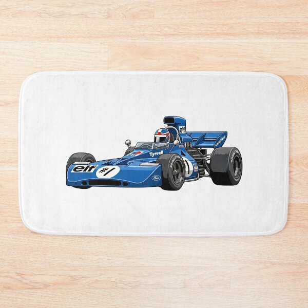 Item preview, 1971 Tyrrell 003 Jackie Stewart Champion Vintage F1 Grand Prix Racing Car Illustration designed and sold by Motorline44.