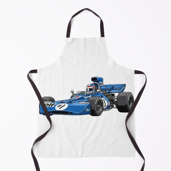 Item preview, 1971 Tyrrell 003 Jackie Stewart Champion Vintage F1 Grand Prix Racing Car Illustration designed and sold by Motorline44.