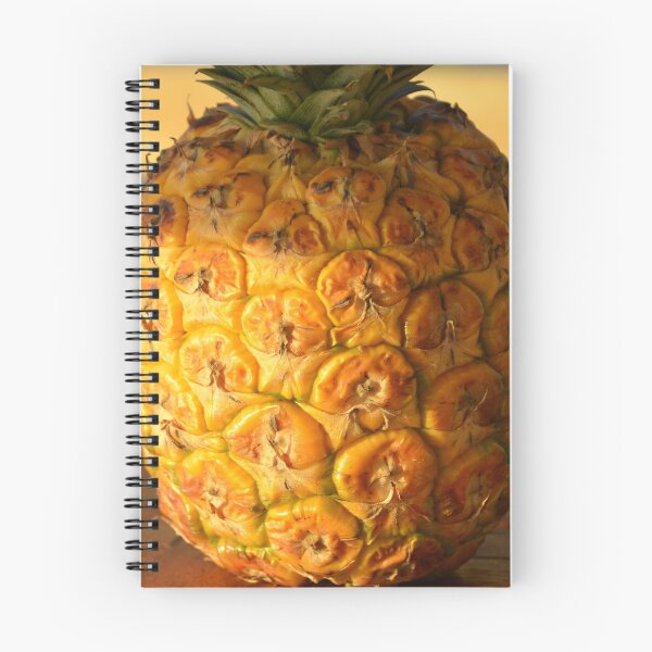 Item preview, Golden Ripe Pineapple on Wooden Outdoor Table designed and sold by MiraNadaPrints.